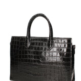 Borsa a mano da donna Vera pelle effetto cocco JR-W-1023-BLACK John Richmond
