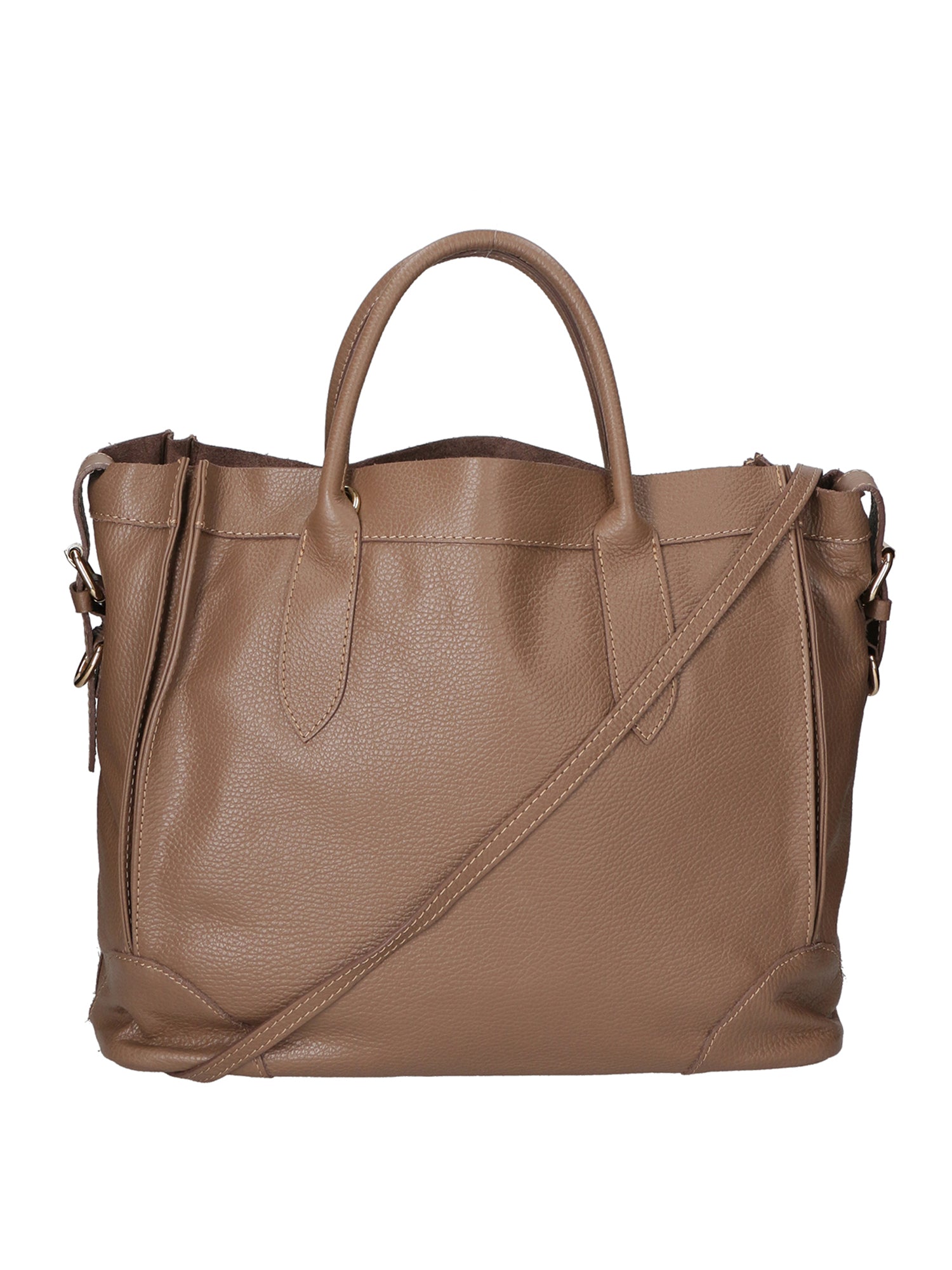 Doralice Borsa a mano da donna Vera pelle 80029-D40 TAUPE TAUPE Gave Lux