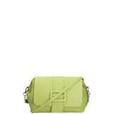 Borsa a tracolla da donna Vera pelle 07143-D12 VERDE Roberta Rossi