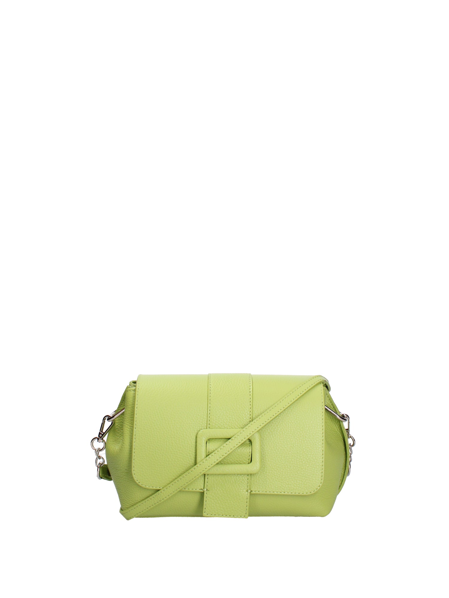 Borsa a tracolla da donna Vera pelle 07143-D12 VERDE Roberta Rossi