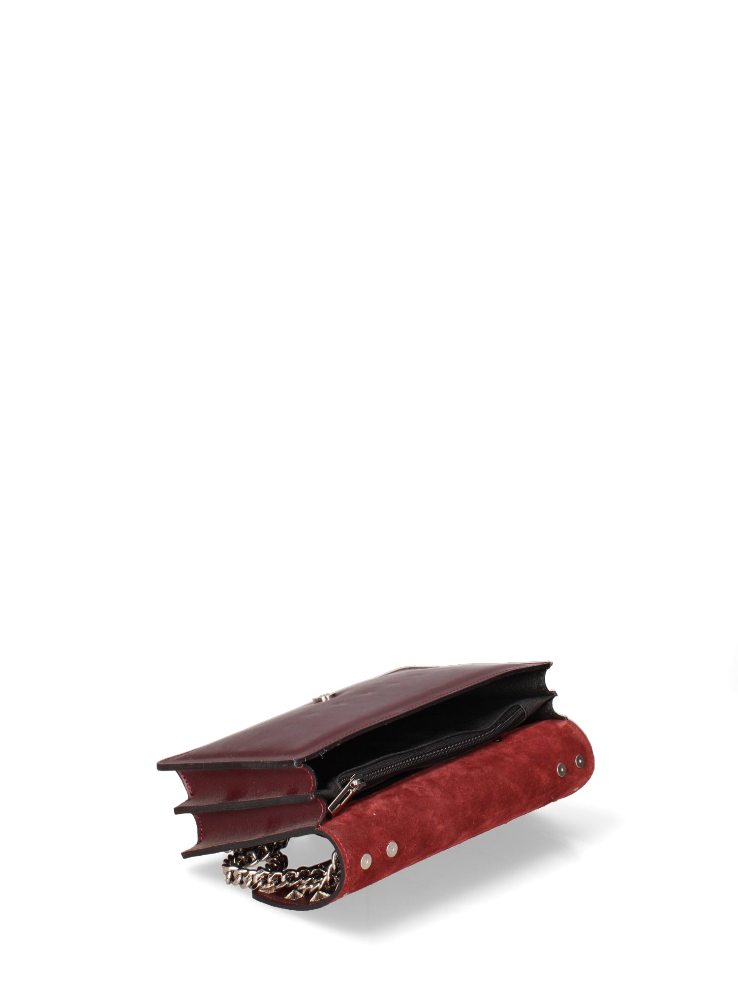 Siracusa Borsa a tracolla da donna Vera pelle 1703-BORDO Gave Lux
