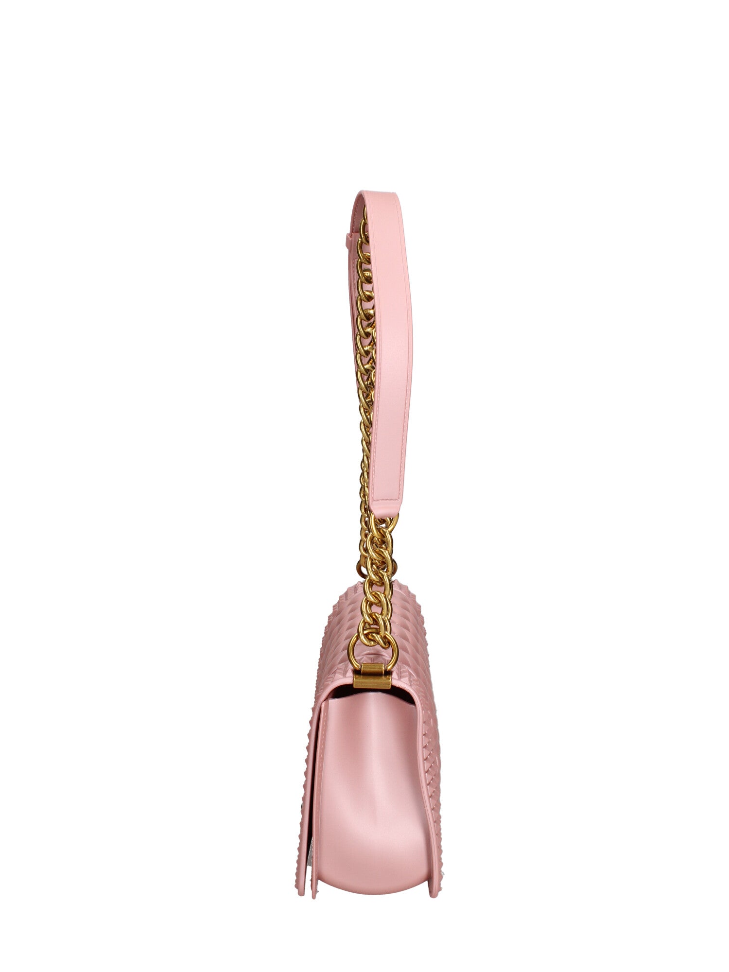 Borsa a mano donna 100% gomma FLAT PENKA M-OLD ROSE-LIGHT OTTONE Marc Ellis