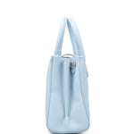 Borsa a mano da donna 100% pelle vegana PU 712-2PT-LIGHTBLUE Diana&co