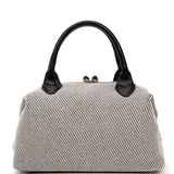 Borsa a mano da donna 100% pelle vegana PU 749-1PT-BLACK Diana&co