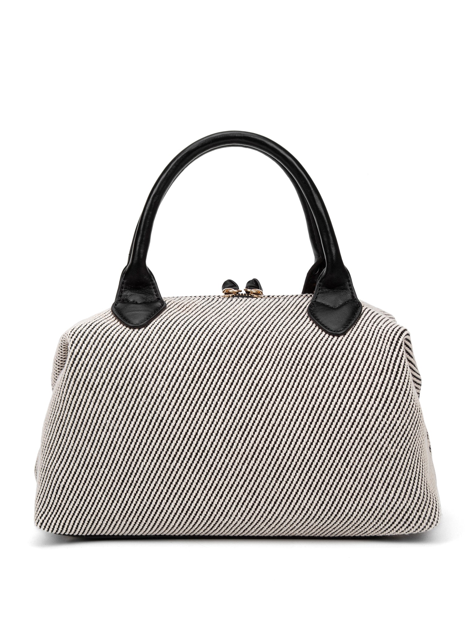 Borsa a mano da donna 100% pelle vegana PU 749-1PT-BLACK Diana&co