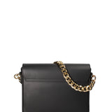 Borsa a tracolla da donna Vera pelle ruga JR-W-1126RU-BLACK-GOLD John Richmond