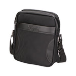 Borsa a tracolla uomo Pelle vegana e nylon PCL3062-BLACK Northampton Polo Club