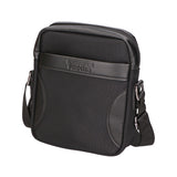 Borsa a tracolla uomo Pelle vegana e nylon PCL3062-BLACK Northampton Polo Club