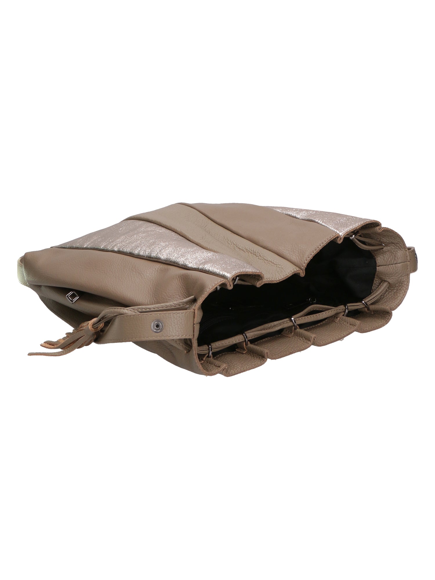Nunzia Borsa a spalla da donna Vera pelle 576042-TAUPE Gave Lux