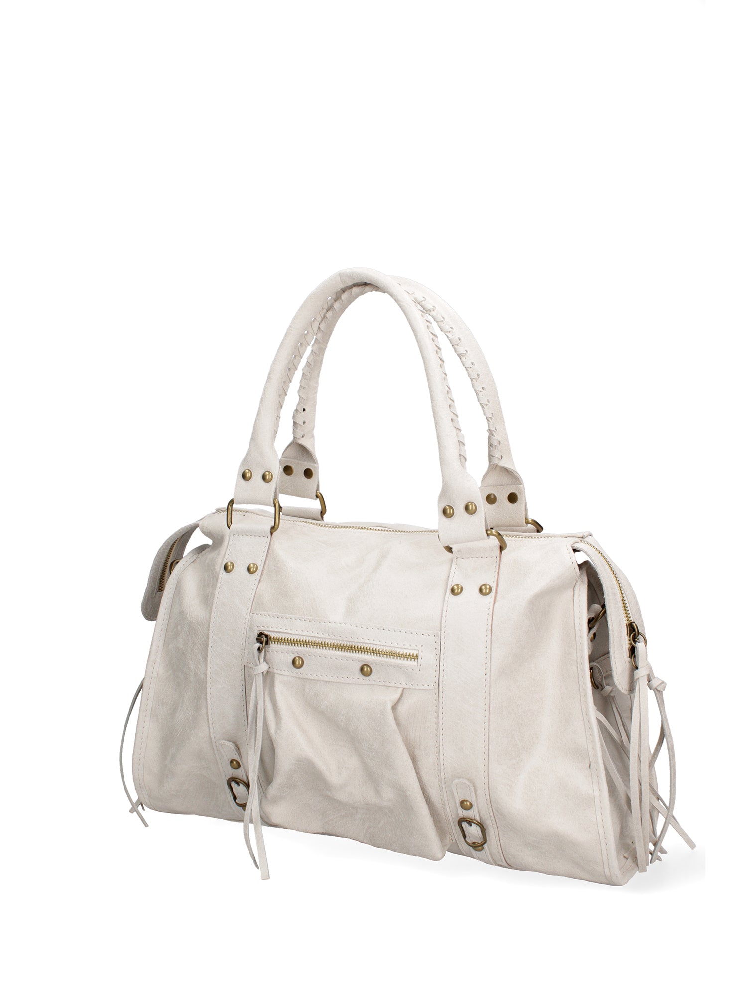 Elara Borsa a spalla da donna Vera pelle 06090-002 BEIGE Gave Lux