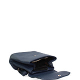 Zaino da donna in ecopelle Casual 640-2-NAVY BLUE Diana&co
