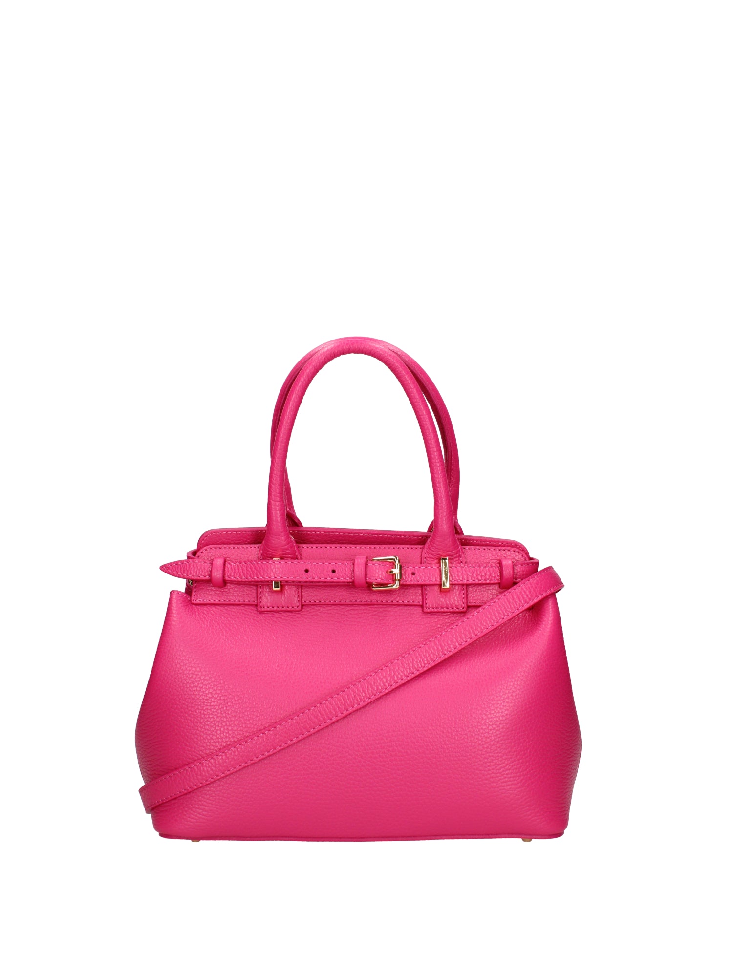 Borsa a mano da donna Vera Pelle 07146-D02 FUXIA Viola Castellani