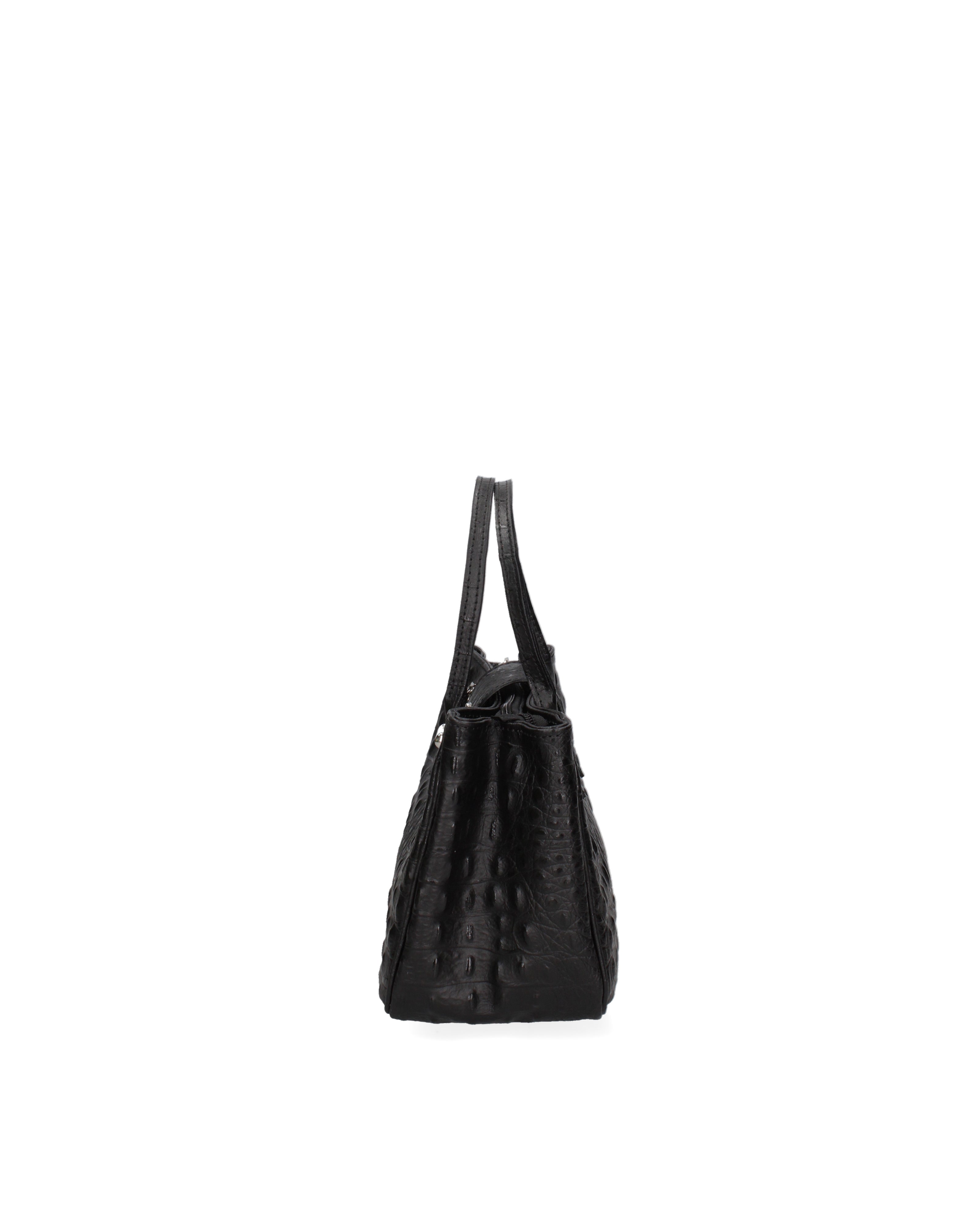 Cervo Borsa a tracolla da donna Vera pelle 7720-NERO Gave Lux