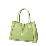 Jordana Borsa a mano da donna Vera pelle e suede 07150-L260 PISTACCHIO Viola Castellani