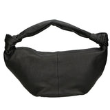 Lunaria Borsa a spalla da donna Vera pelle 06007-D28 NERO BLACK Gave Lux