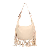 Zefira Borsa a spalla da donna Pelle Scamosciata 8630-ROSA PINK Gave Lux