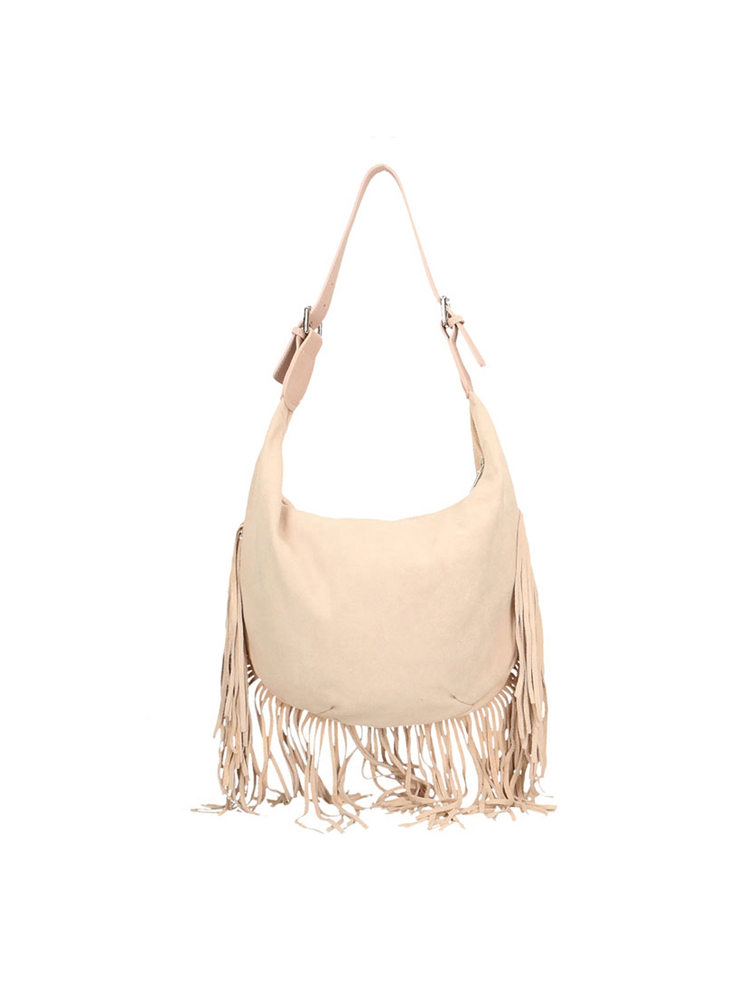 Zefira Borsa a spalla da donna Pelle Scamosciata 8630-ROSA PINK Gave Lux