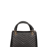 Borsa a mano da donna Vera pelle JR-W-1107SA-BLACK-GOLD John Richmond