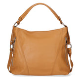 Emily Borsa a spalla da donna Vera pelle 80064-D17 CUOIO SCURO DARK COGNAC Gave Lux