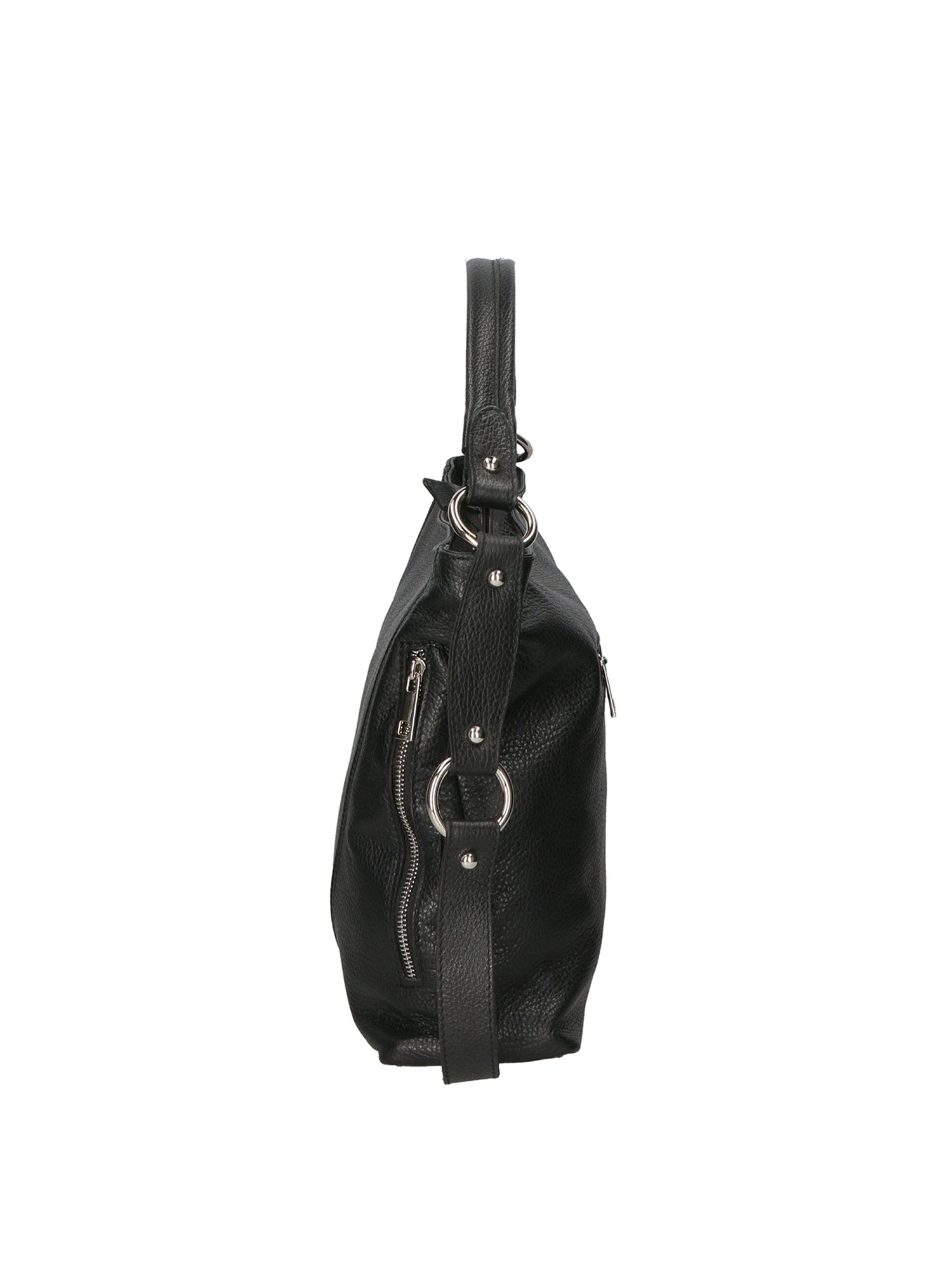 Emily Borsa a spalla da donna Vera pelle 80064-D28 NERO BLACK Gave Lux