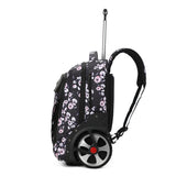 Zaino unisex Celestria Casual SLX8021-6-BLACK FLOWER Aoking