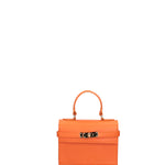 Borsa a mano da donna Vera pelle 07161-D29 ARANCIONE Roberta Rossi