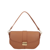 Borsa a spalla da donna Vera pelle 07229-L125 CAMEL Roberta Rossi