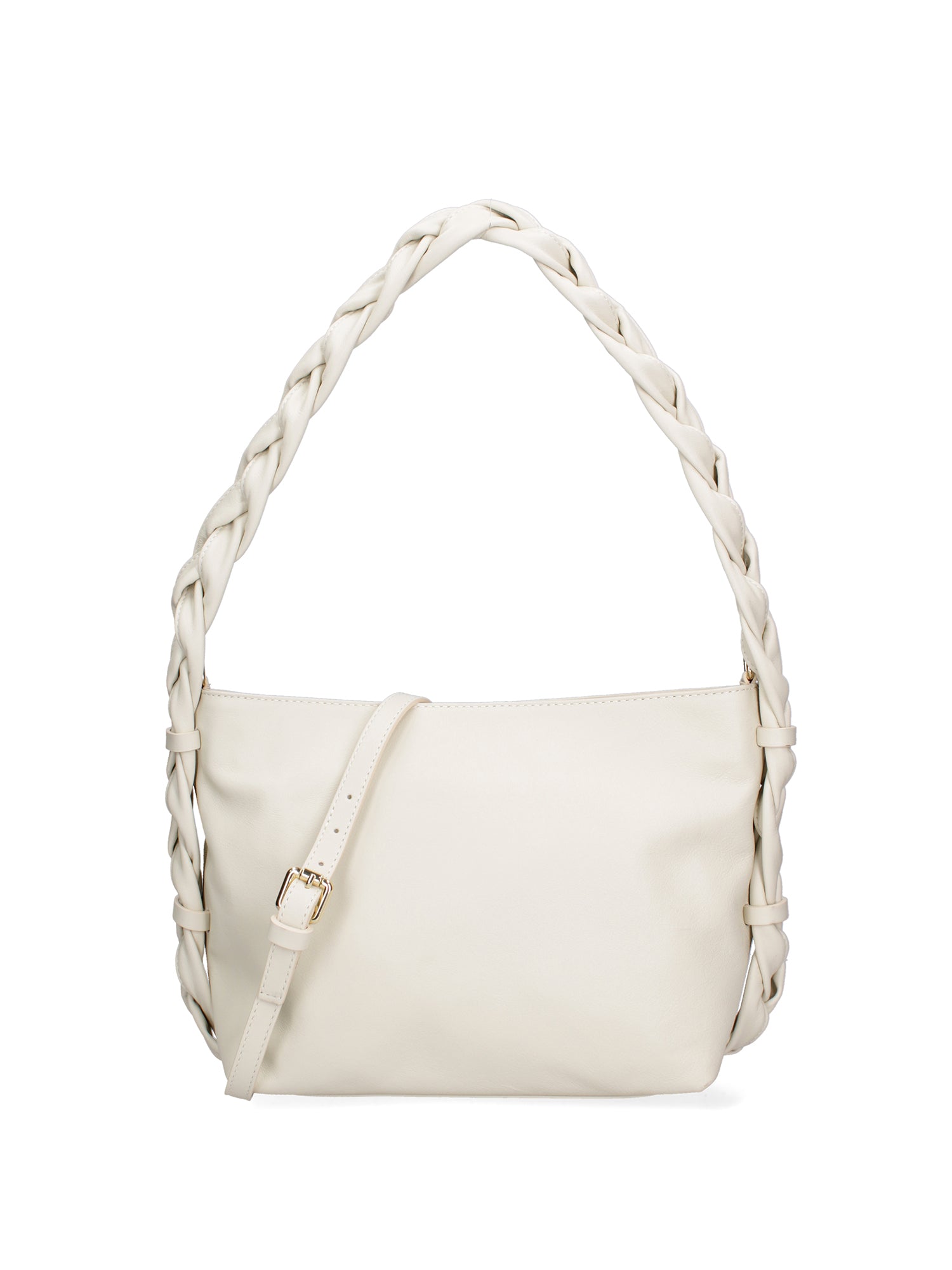 Isara Borsa a spalla da donna Vera pelle 07170-S37 LATTE Gave Lux