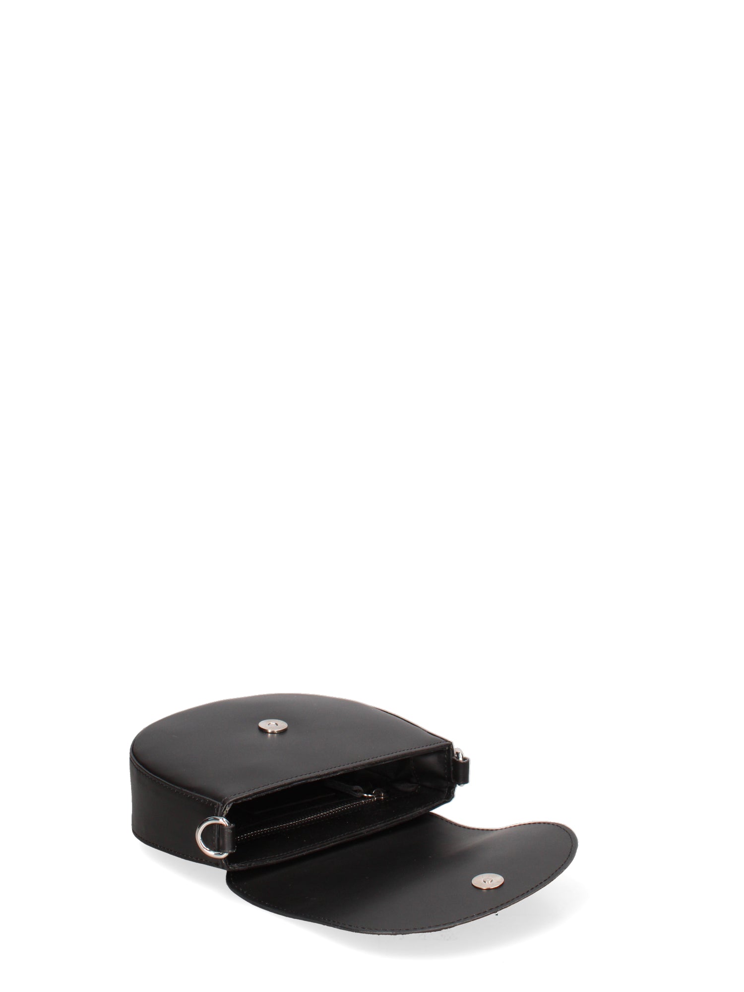 Borsa a tracolla da donna 100% pelle ruga JR-W-1017-BLACK-SILVER John Richmond