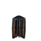 Portafoglio da uomo in vera pelle RFID HILB-2080-BLU Hill Burry