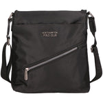 Borsa a tracolla uomo 100% PU Leather PCL3157-BLACK Northampton Polo Club