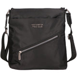 Borsa a tracolla uomo 100% PU Leather PCL3157-BLACK Northampton Polo Club