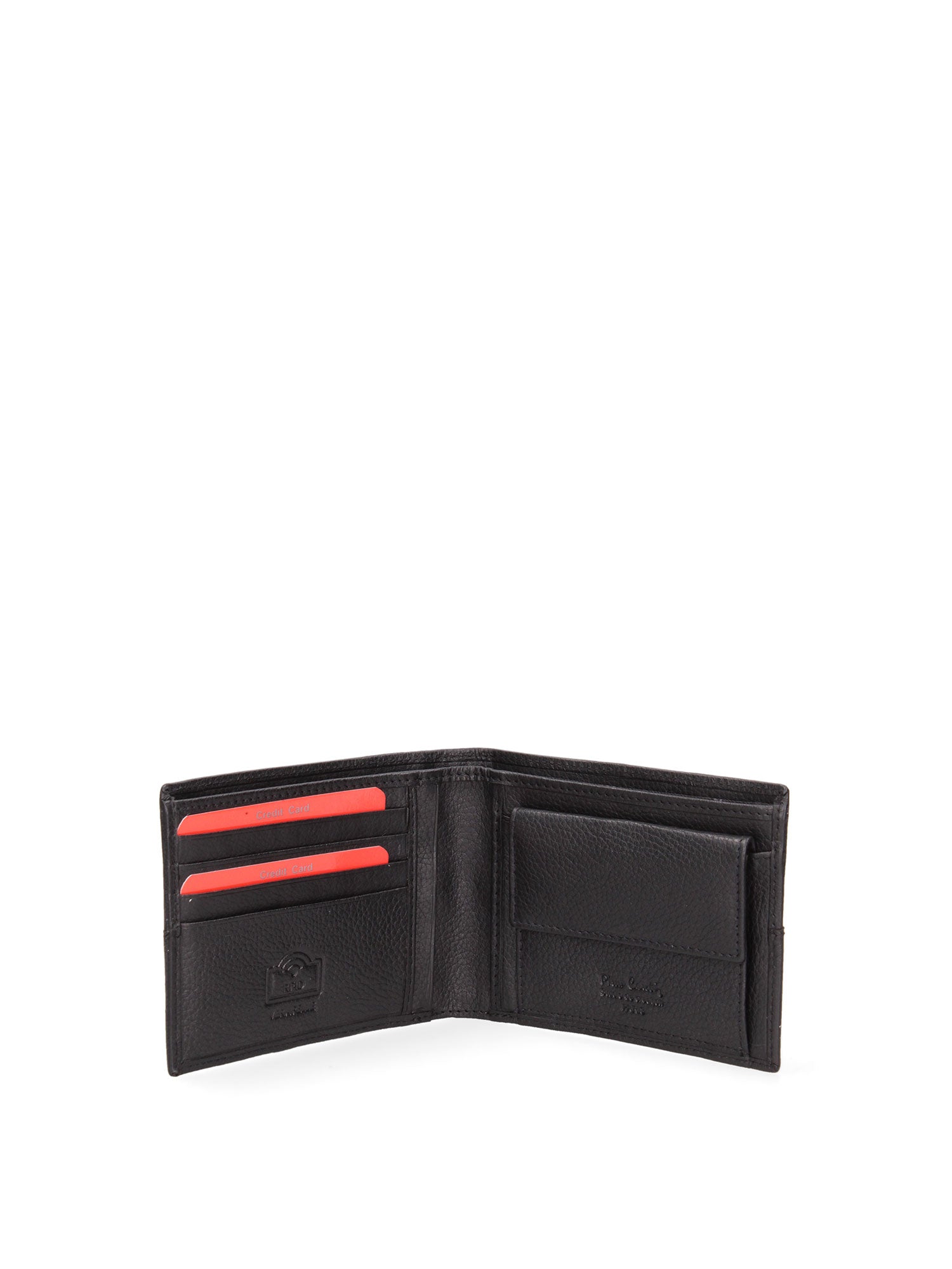 Portafoglio uomo in vera pelle Sfoderato 8805-129-NERO Pierre Cardin