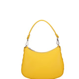 Borsa a spalla da donna 100% pelle ruga 07241-L224 GIALLO Roberta Rossi