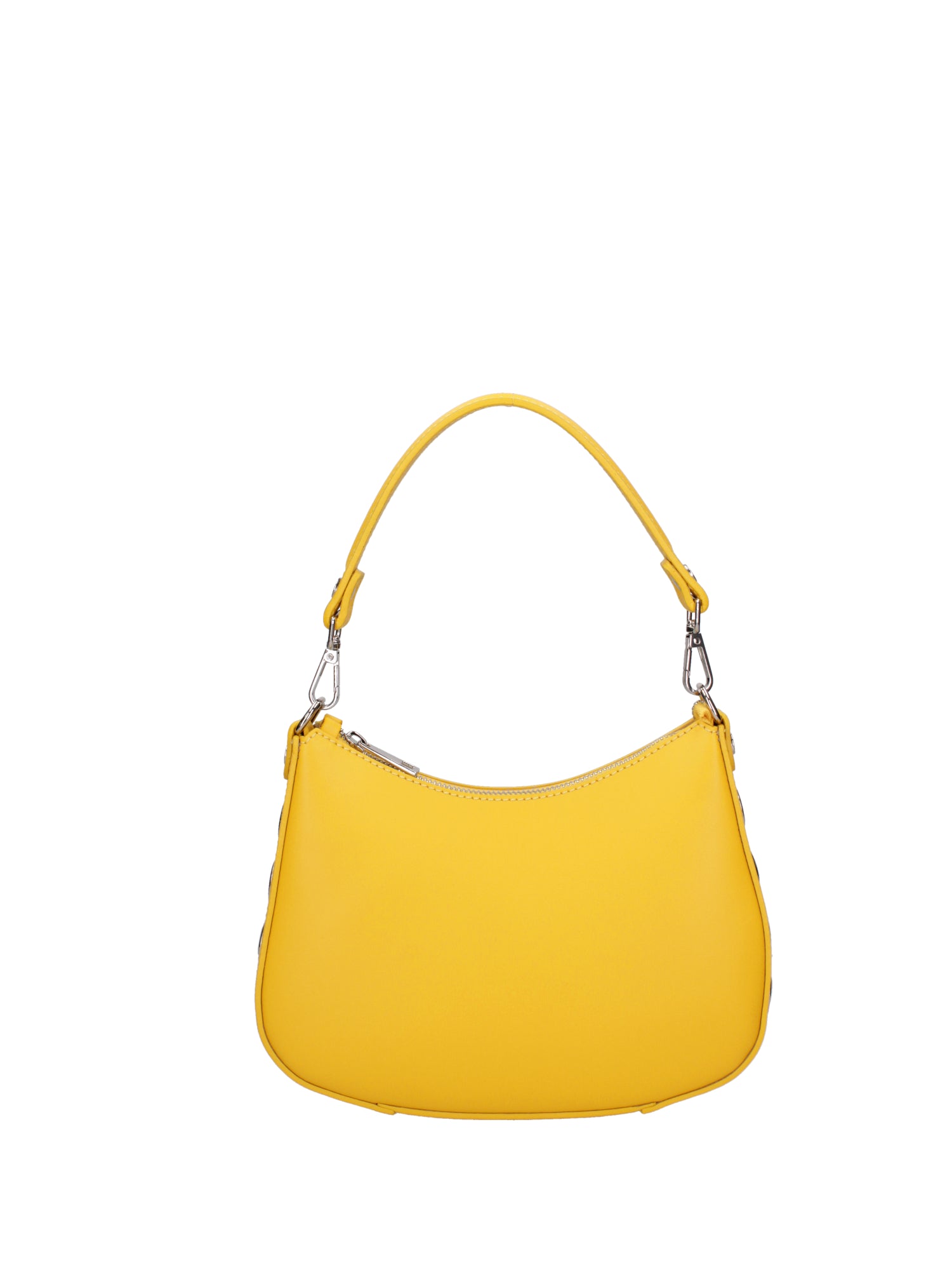 Borsa a spalla da donna 100% pelle ruga 07241-L224 GIALLO Roberta Rossi