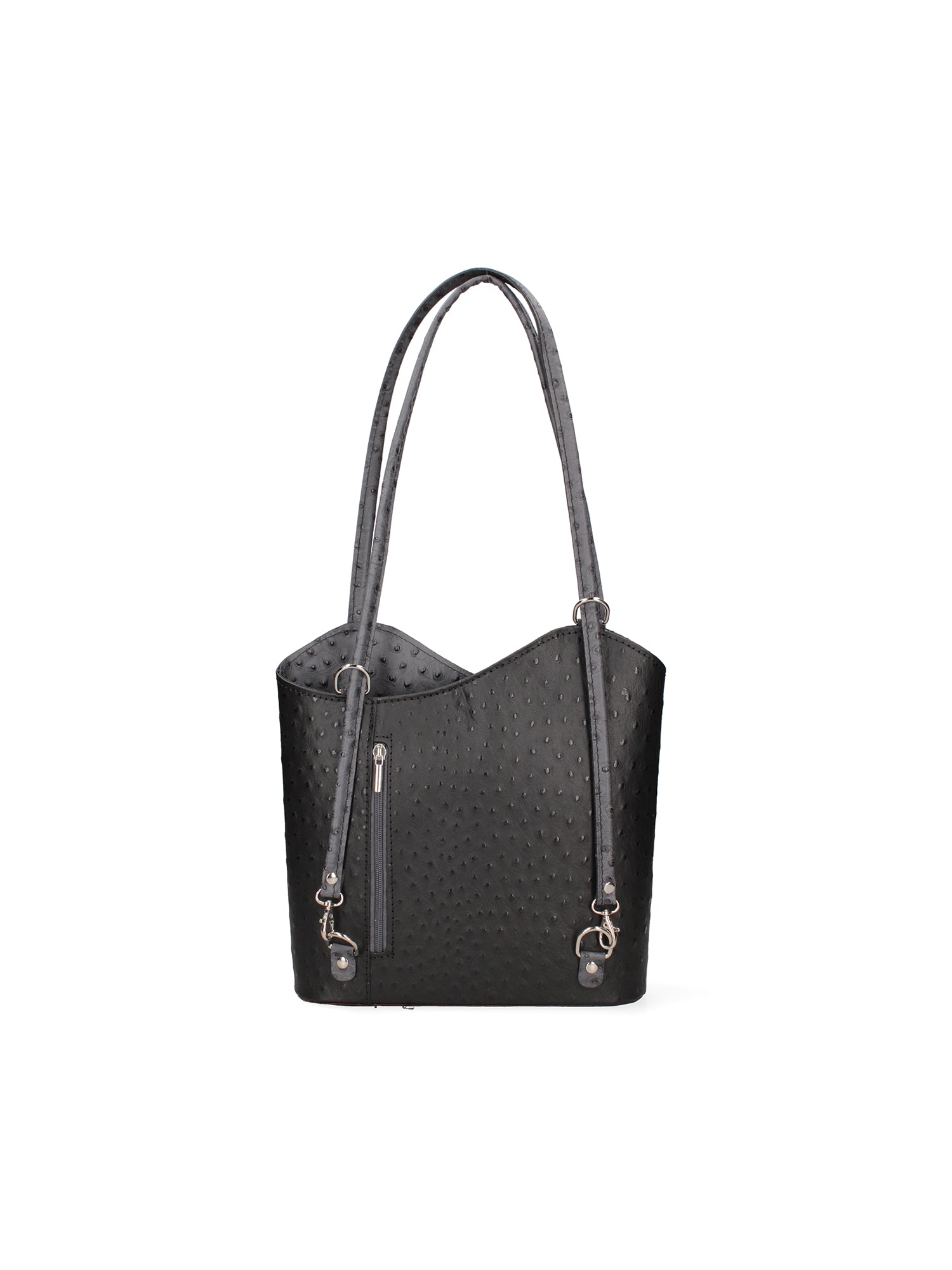 Chanel 3005-20 NERO 19 GRIGIO Zaino da donna in vera pelle Gave Lux