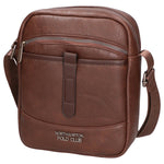 Borsa a tracolla uomo 100% PU Leather PCL3006-COFFEE Northampton Polo Club