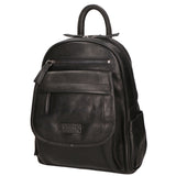 SN5862447-BLACK Zaino unisex in vera pelle Made in Italy Santini Firenze