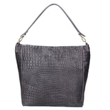 Valtera Borsa a spalla da donna Vera pelle 06500-042 GRIGIO SCURO Gave Lux