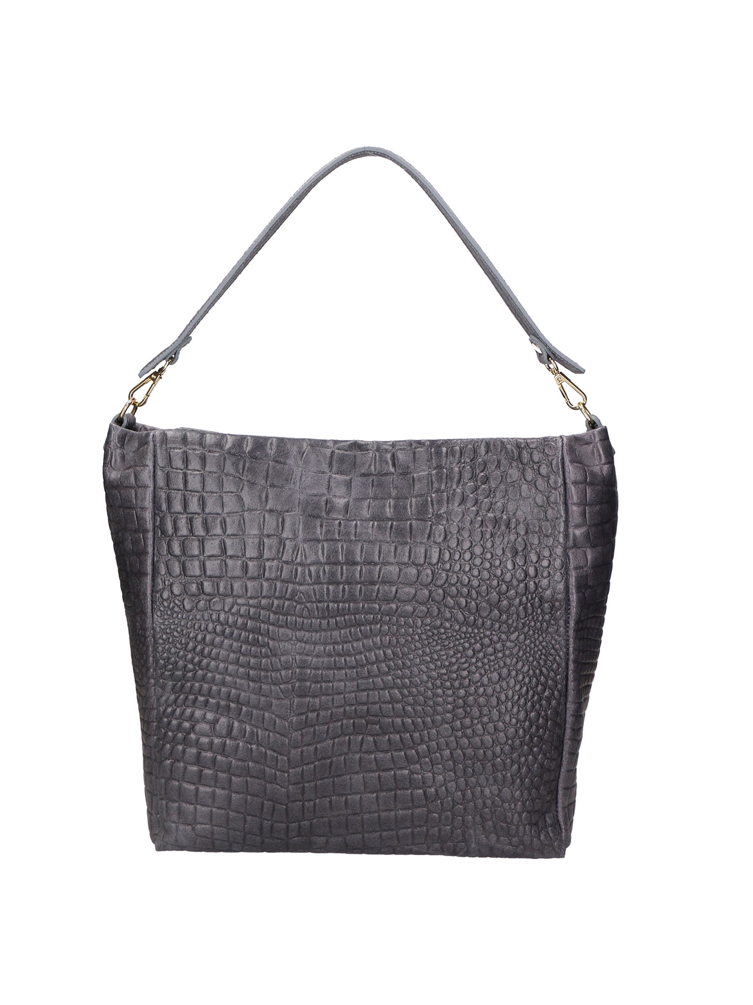 Valtera Borsa a spalla da donna Vera pelle 06500-042 GRIGIO SCURO Gave Lux