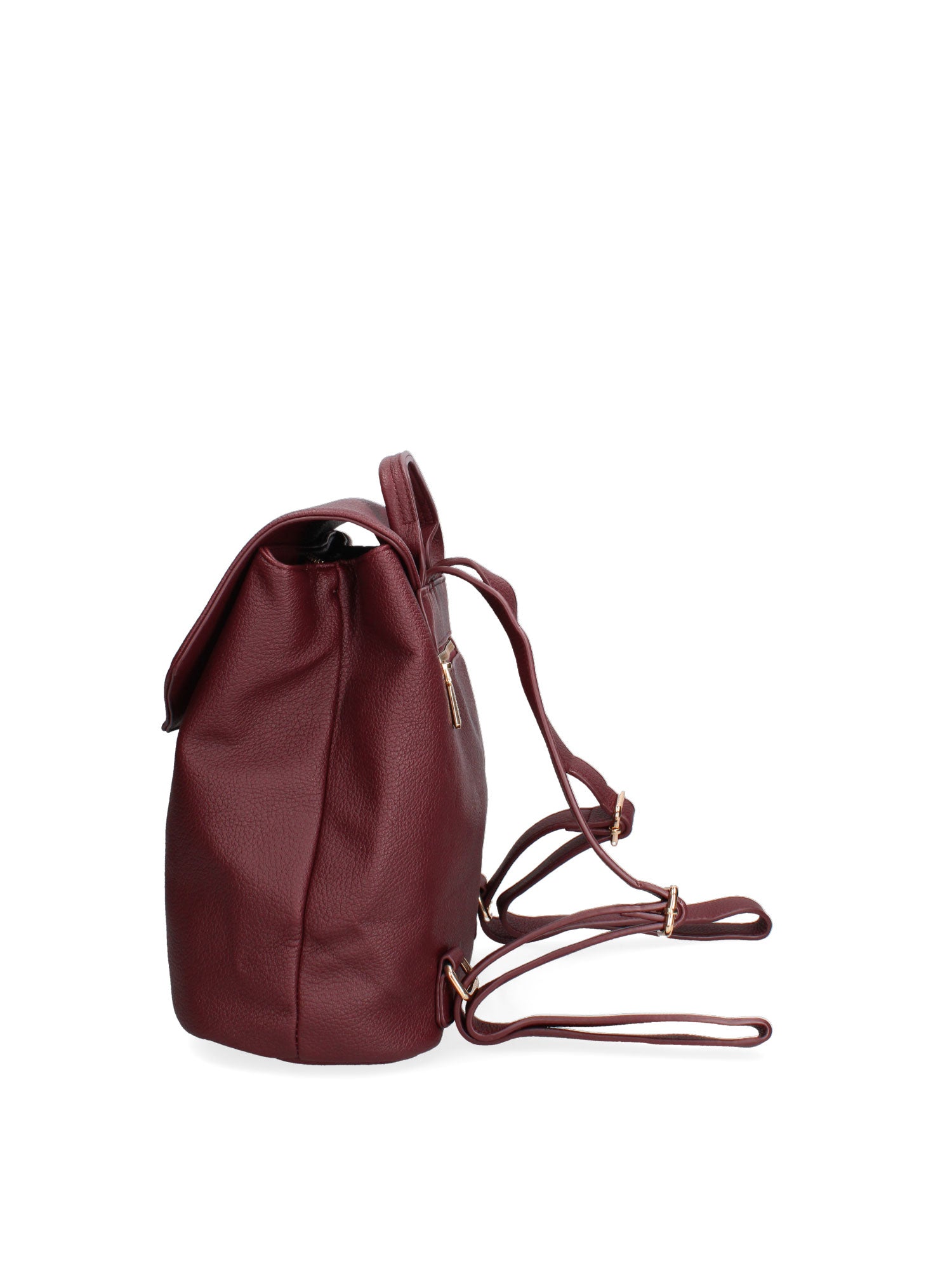 Zaino da donna in ecopelle Casual 640-2-BURGUNDY Diana&co