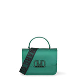 Borsa a tracolla da donna 100% Pvc FLAT-EAR 24-FOREST GREEN Marc Ellis