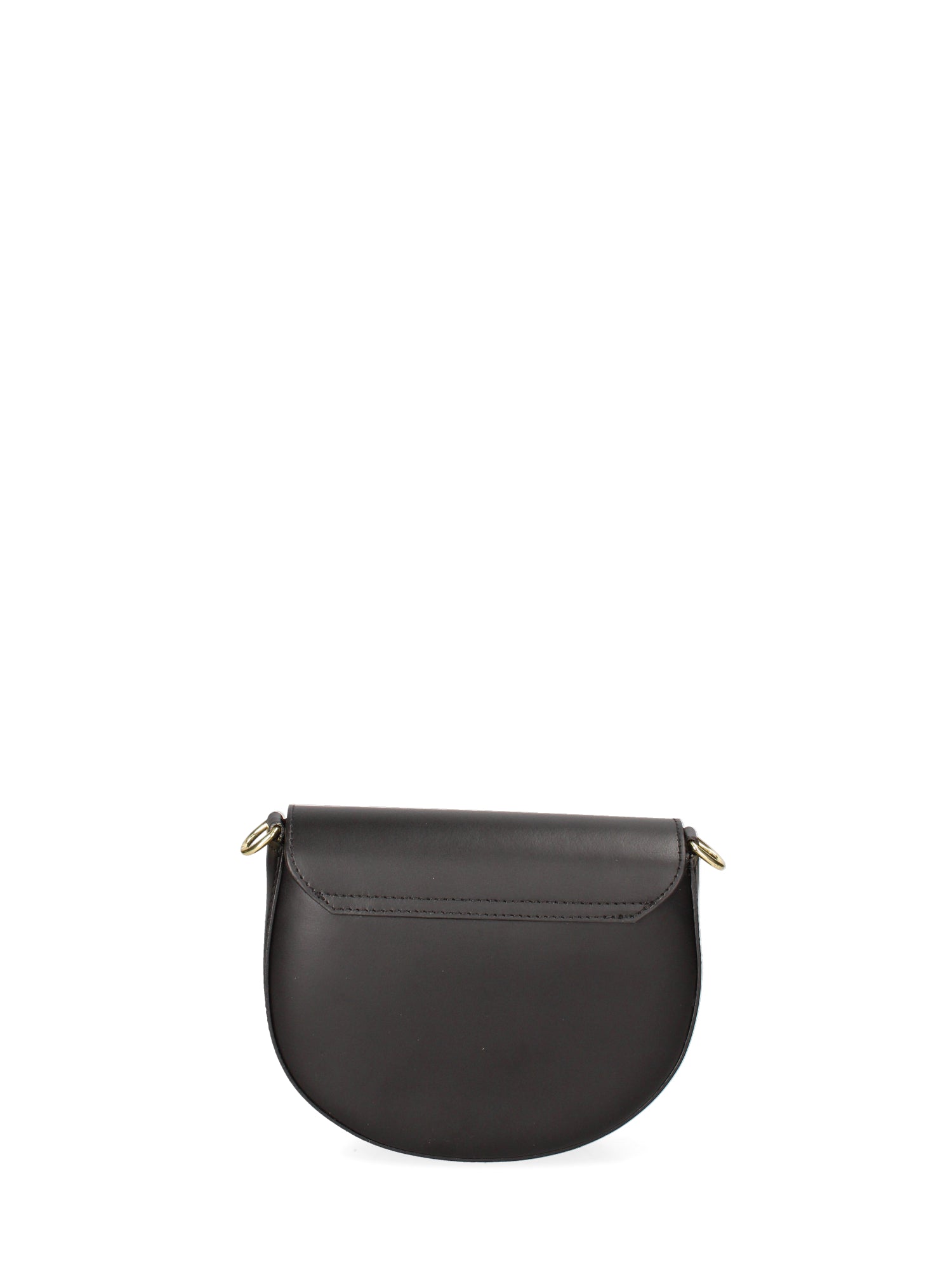 Borsa a tracolla da donna 100% pelle ruga JR-W-1017-BLACK-GOLD John Richmond