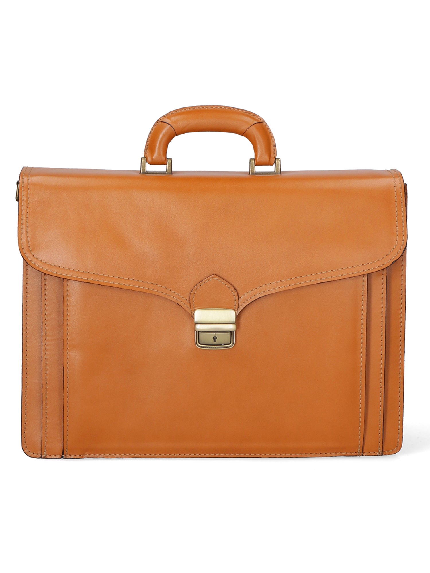 Nevio 7010-CUOIO COGNAC Borsa da lavoro uomo in pelle Gave Lux