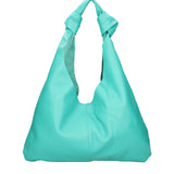 Borsa a spalla da donna 100% vera pelle 07156-D30 SMERALDO Viola Castellani