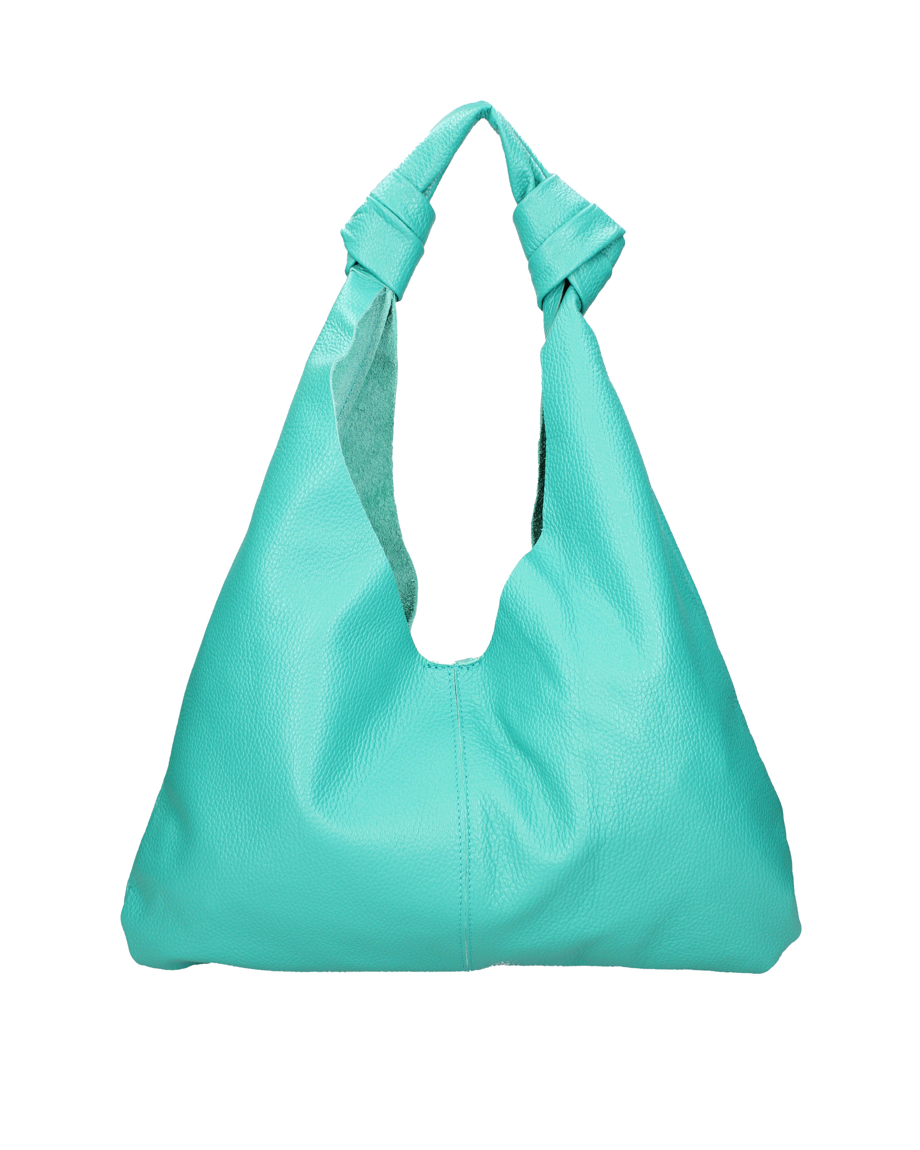 Borsa a spalla da donna 100% vera pelle 07156-D30 SMERALDO Viola Castellani