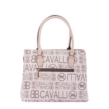 Borsa a mano da donna Ecopelle e poliestere BC1370-BEIGE B Cavalli