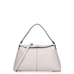 Borsa a spalla da donna Vera pelle 07154-D86 GRIGIO PERLA Roberta Rossi