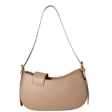 Borsa a spalla da donna 100% vera pelle 07213-L110 TAUPE Roberta Rossi