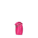 Borsa a spalla da donna Vera pelle 07141-D02 FUXIA Viola Castellani